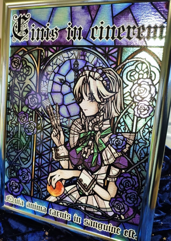 【Lサイズ】十六夜咲夜のステンドグラス【Cinis in cinerem】