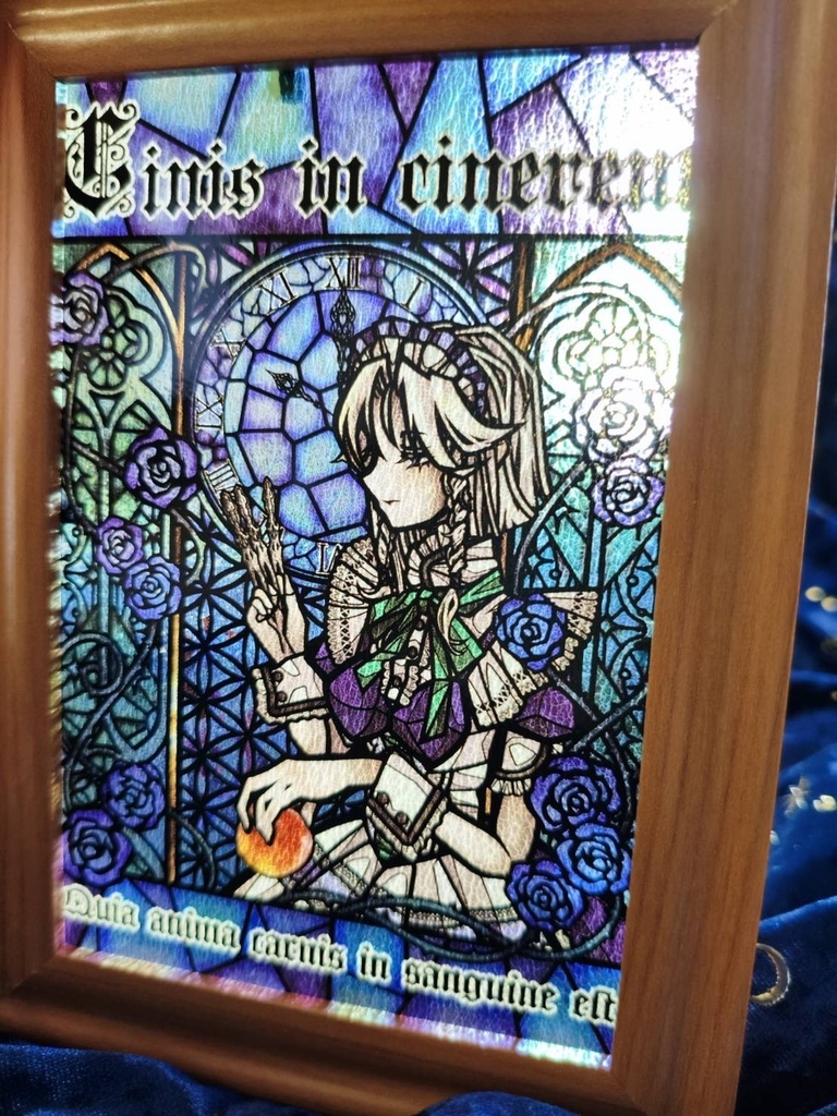 【Sサイズ】十六夜咲夜のステンドグラス【Cinis in cinerem】