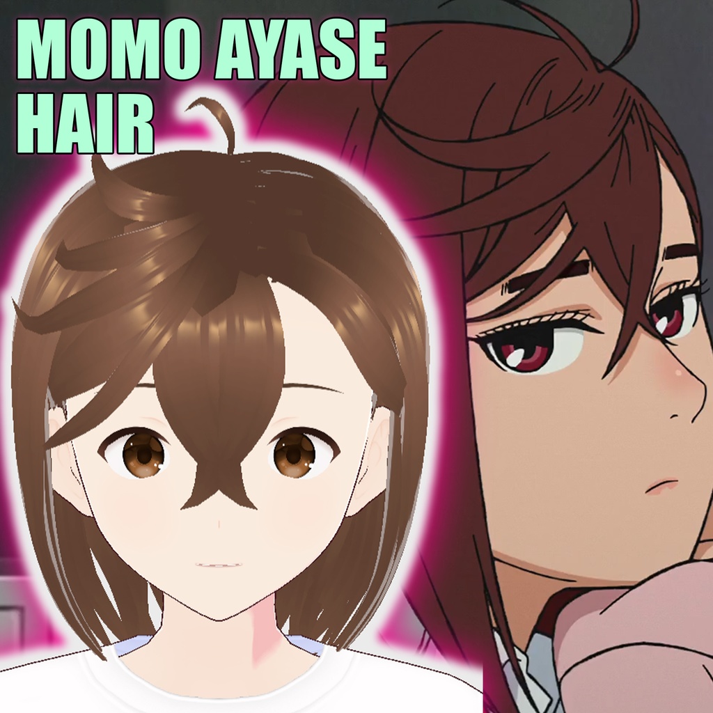 Momo Ayase Hair 【FREE】