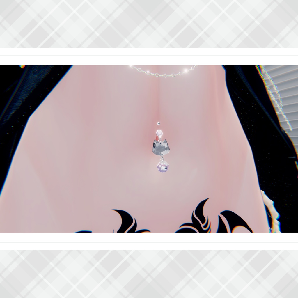 🤍 \ Meow! / navel piercing 🤍