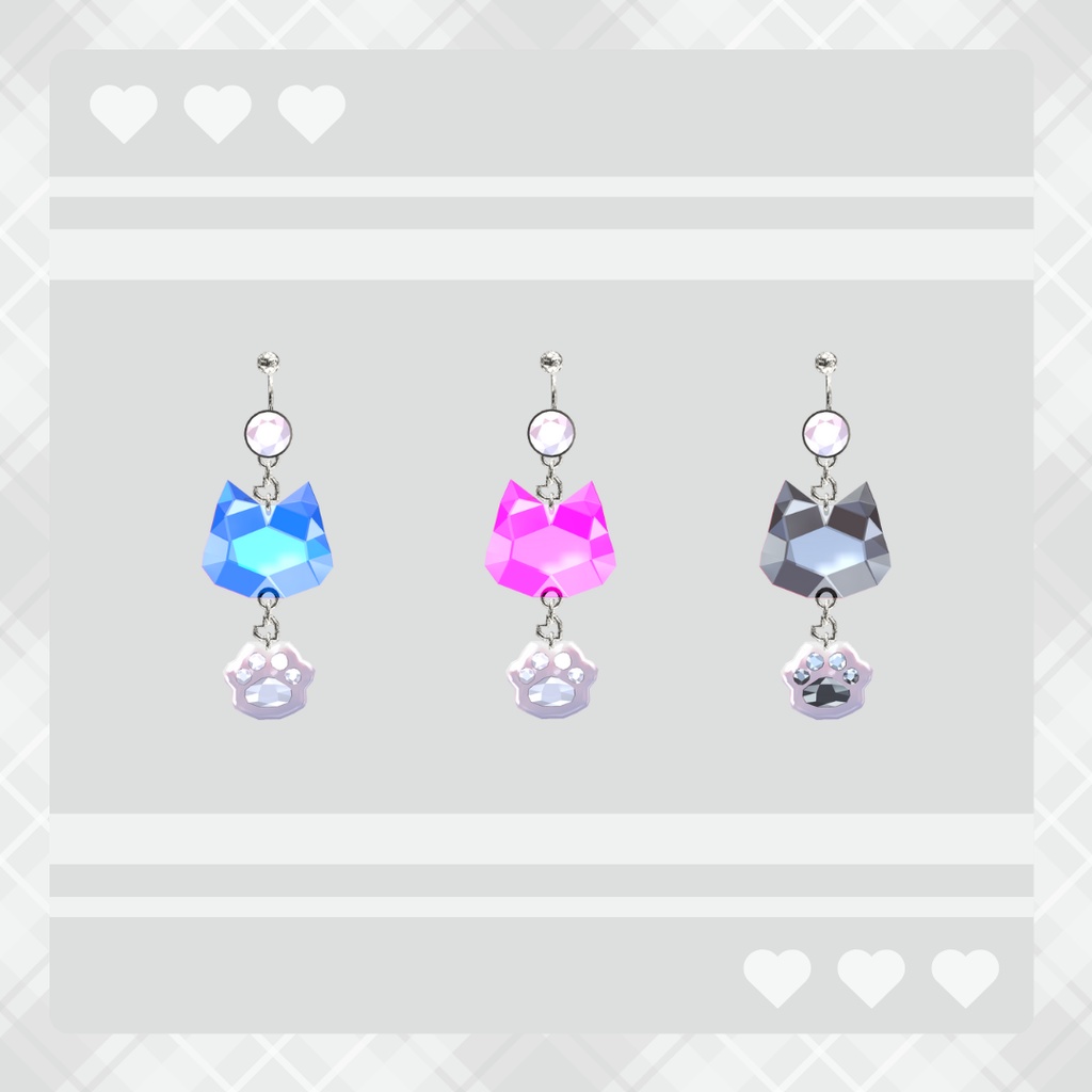 🤍 \ Meow! / navel piercing 🤍