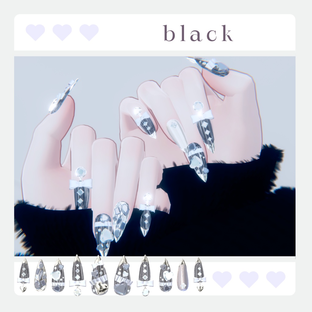 【7アバター対応】🤍jewel nail🤍