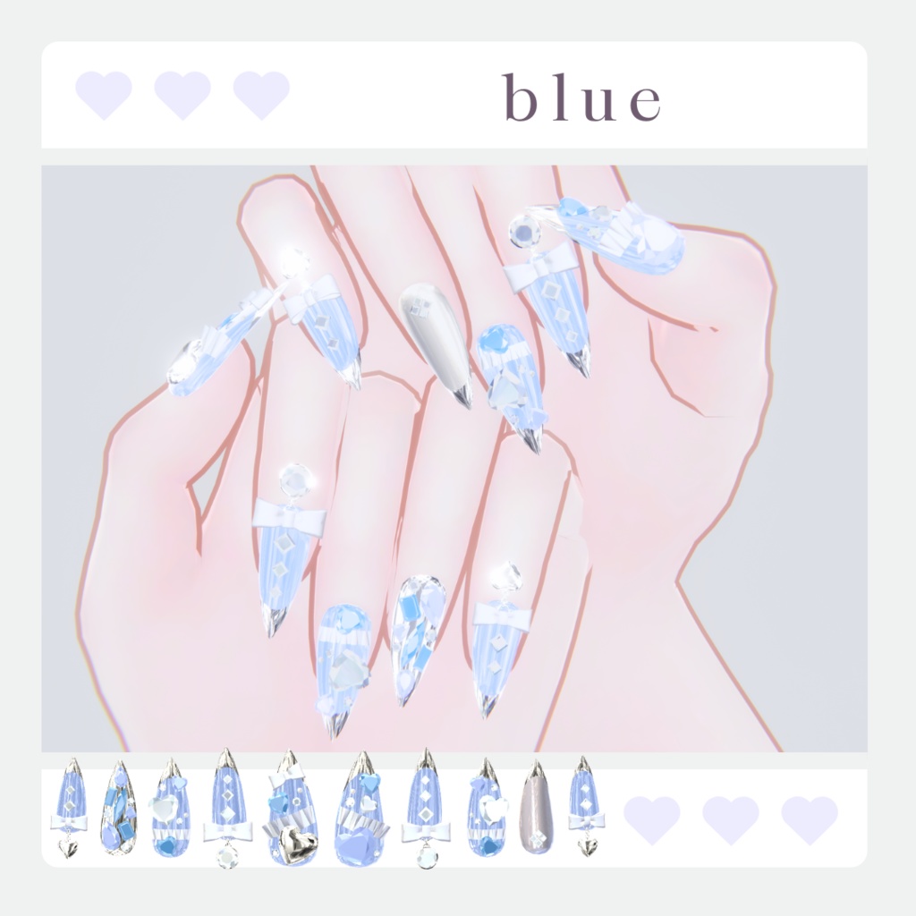 【7アバター対応】🤍jewel nail🤍
