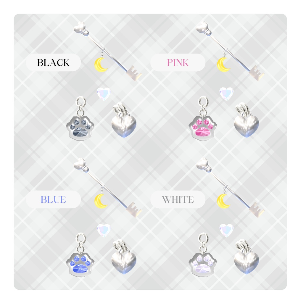 【6アバター対応】🤍paws earring🤍