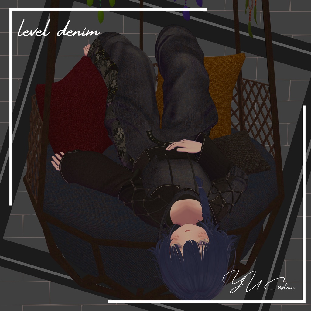 【3D衣装モデル】 level denim
