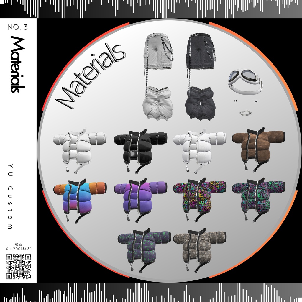 【6アバター対応】Back Alley Seekers【3D衣装モデル】