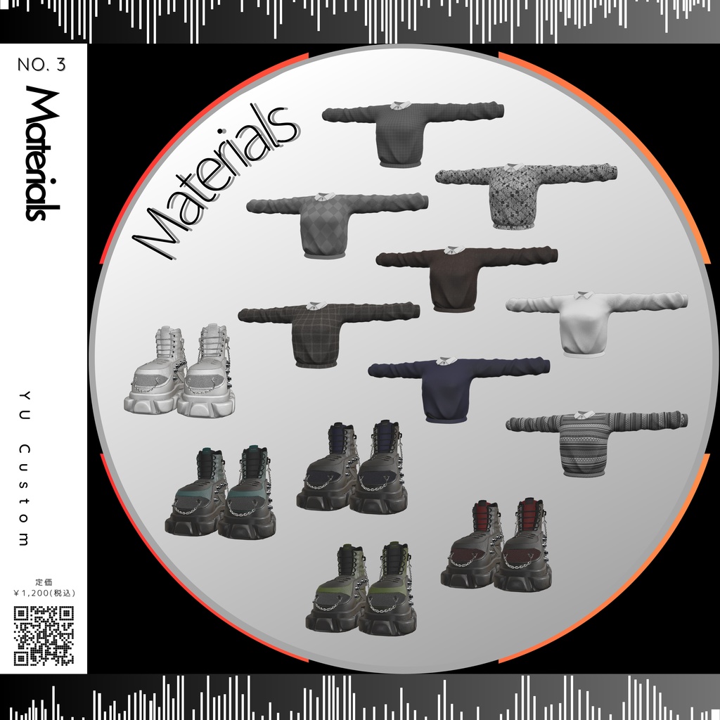 【6アバター対応】Back Alley Seekers【3D衣装モデル】