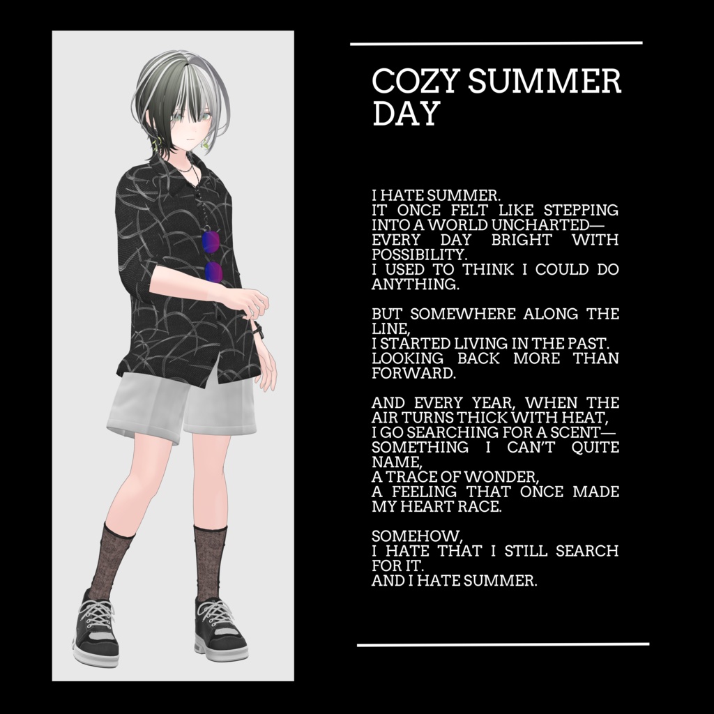 Cozy Summer Daywear【3D衣装モデル】 Lowtus・森羅 対応