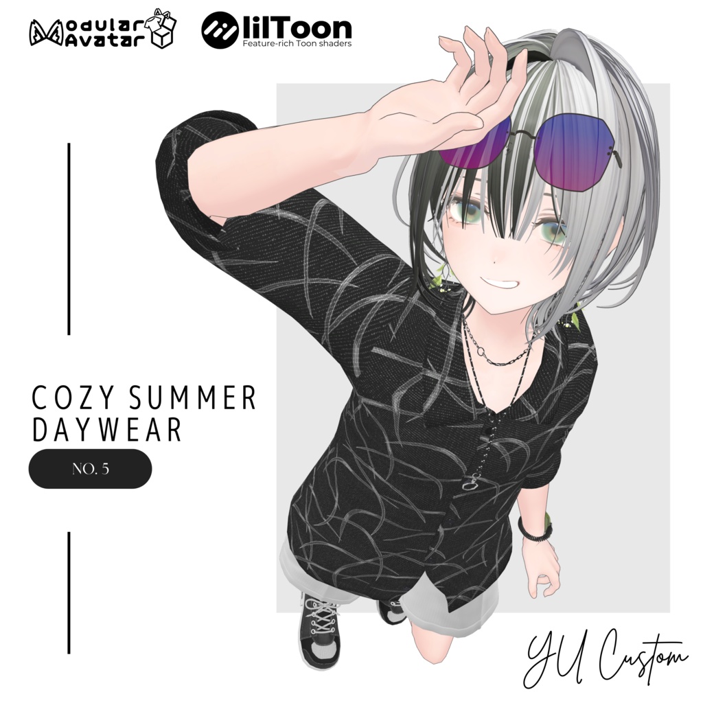 Cozy Summer Daywear【3D衣装モデル】 Lowtus・森羅 対応