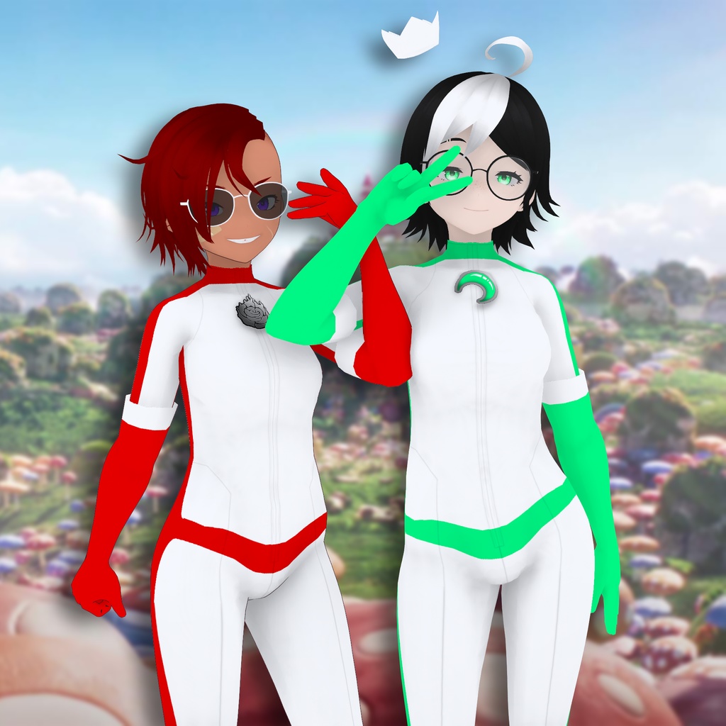 VRoid Kart Racing Biker Suits