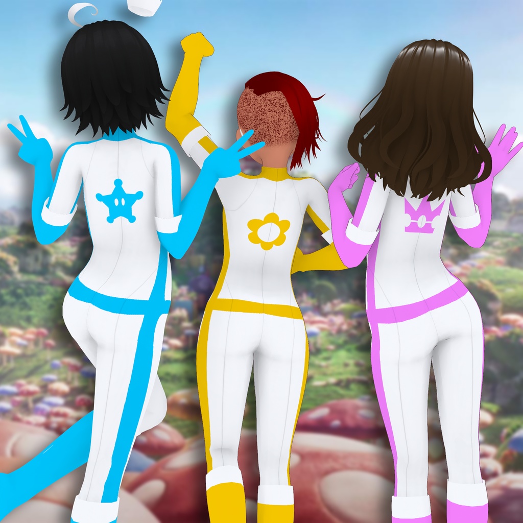 VRoid Kart Racing Biker Suits