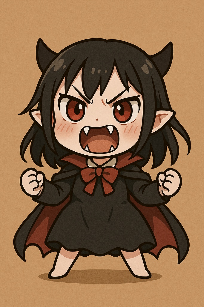 🦇ちびヴァンパイアちゃん・表情シリーズ🦇