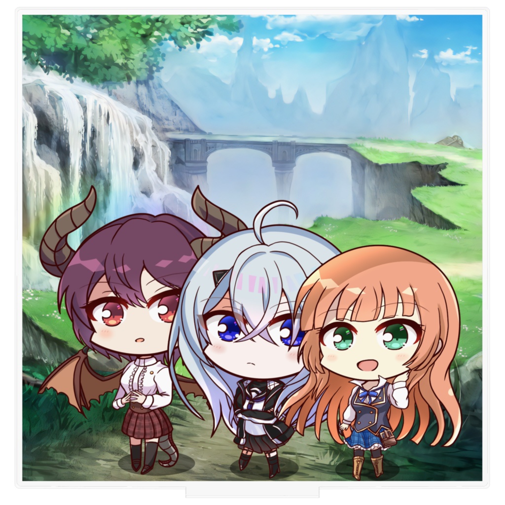 【マナリア世界を超越えて】フルメンバーSDアクスタ