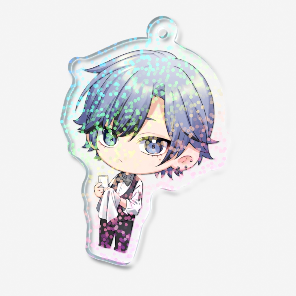 色杜キラキラバーテンダーアクキー