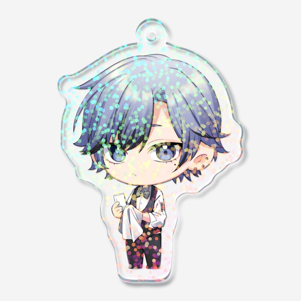 色杜キラキラバーテンダーアクキー