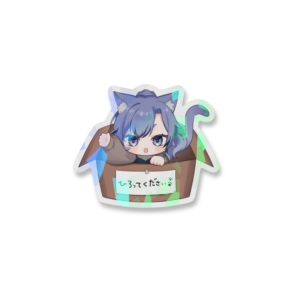 色にゃんステッカー