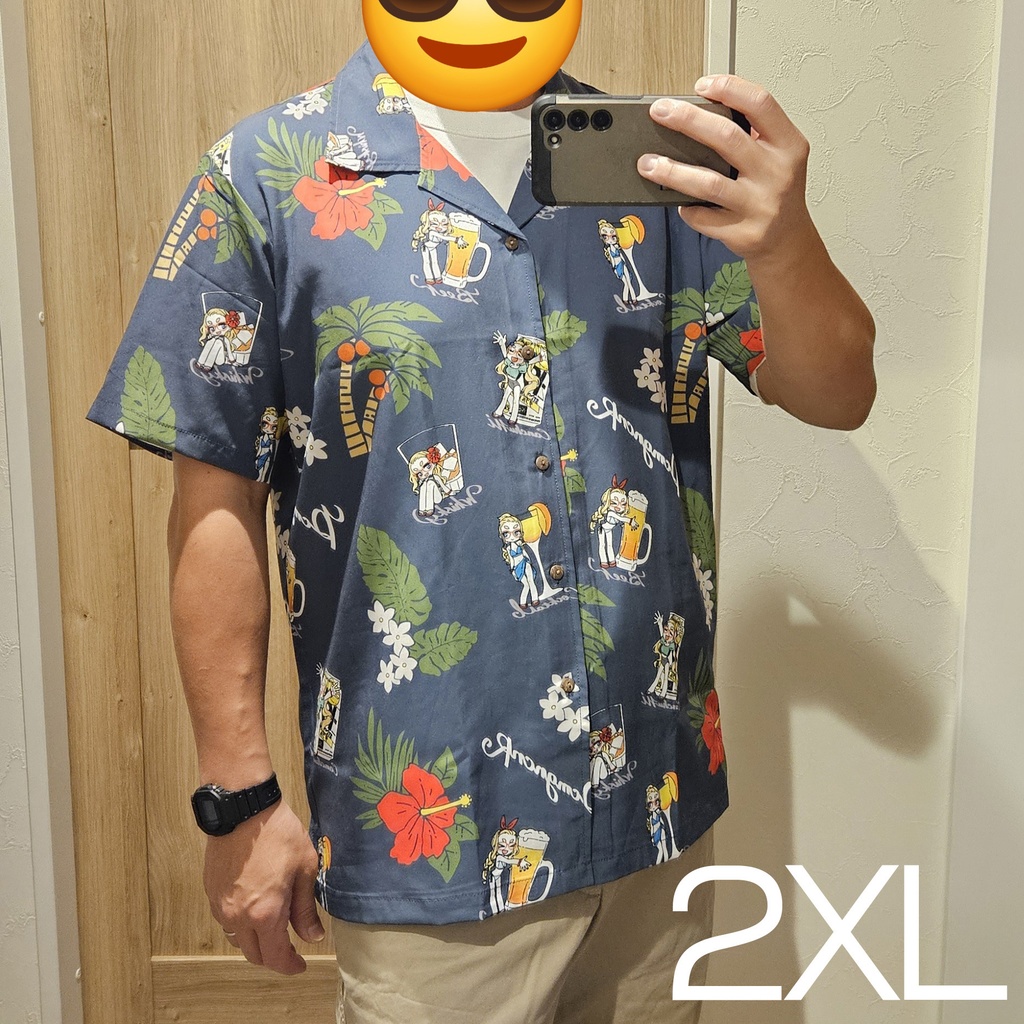 でこメガネちゃん アロハシャツ【C104】