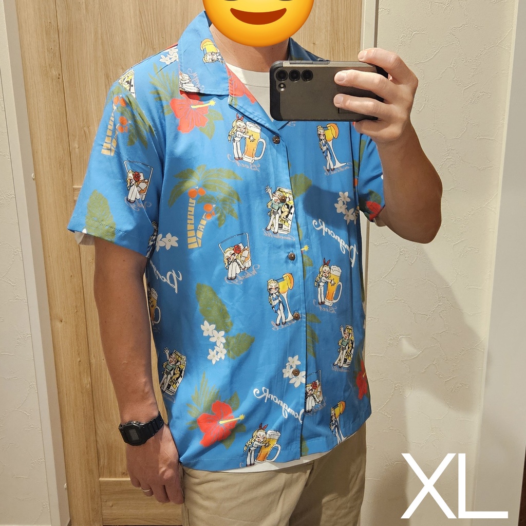 でこメガネちゃん アロハシャツ【C104】