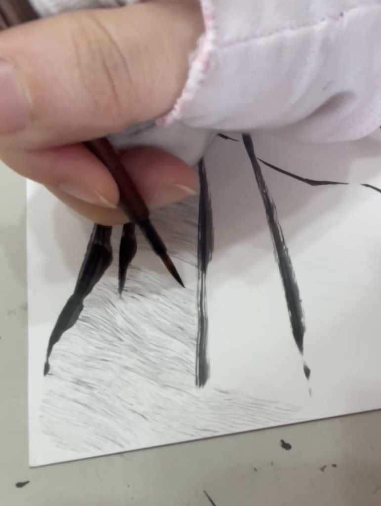 煉獄杏寿郎(藤)*鬼滅の刃イラスト(ハガキサイズ&A4サイズ)