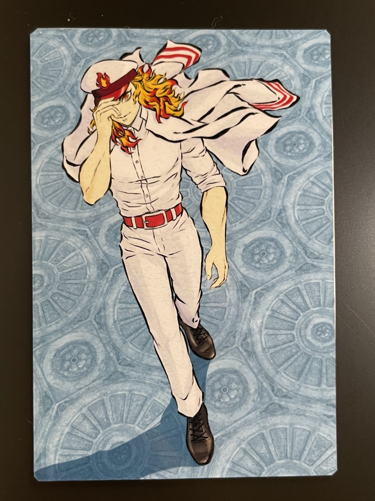 煉獄杏寿郎（青嵐）マグネット＆ステッカーセット＊鬼滅の刃イラスト
