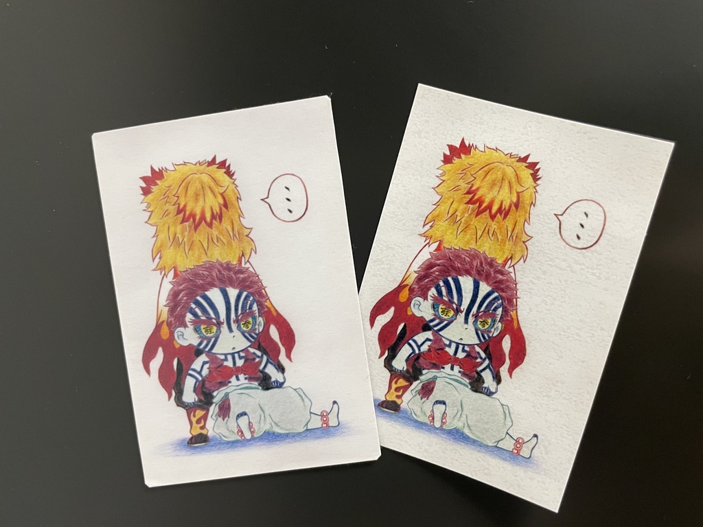 猗窩座と杏寿郎（マグネット＆ステッカーセット）＊鬼滅の刃