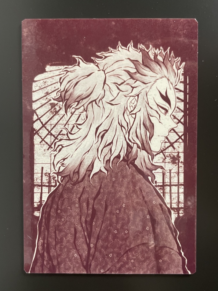 煉獄杏寿郎（考え事）マグネット＆ステッカーセット＊鬼滅の刃イラスト