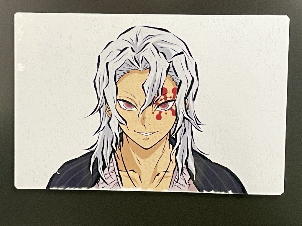 宇髄天元（メイク）マグネット＆ステッカーセット＊鬼滅の刃イラスト