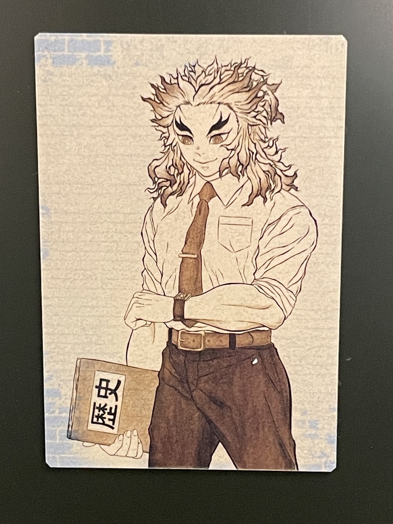 煉獄先生（マグネット＆ステッカーセット）＊鬼滅の刃イラスト
