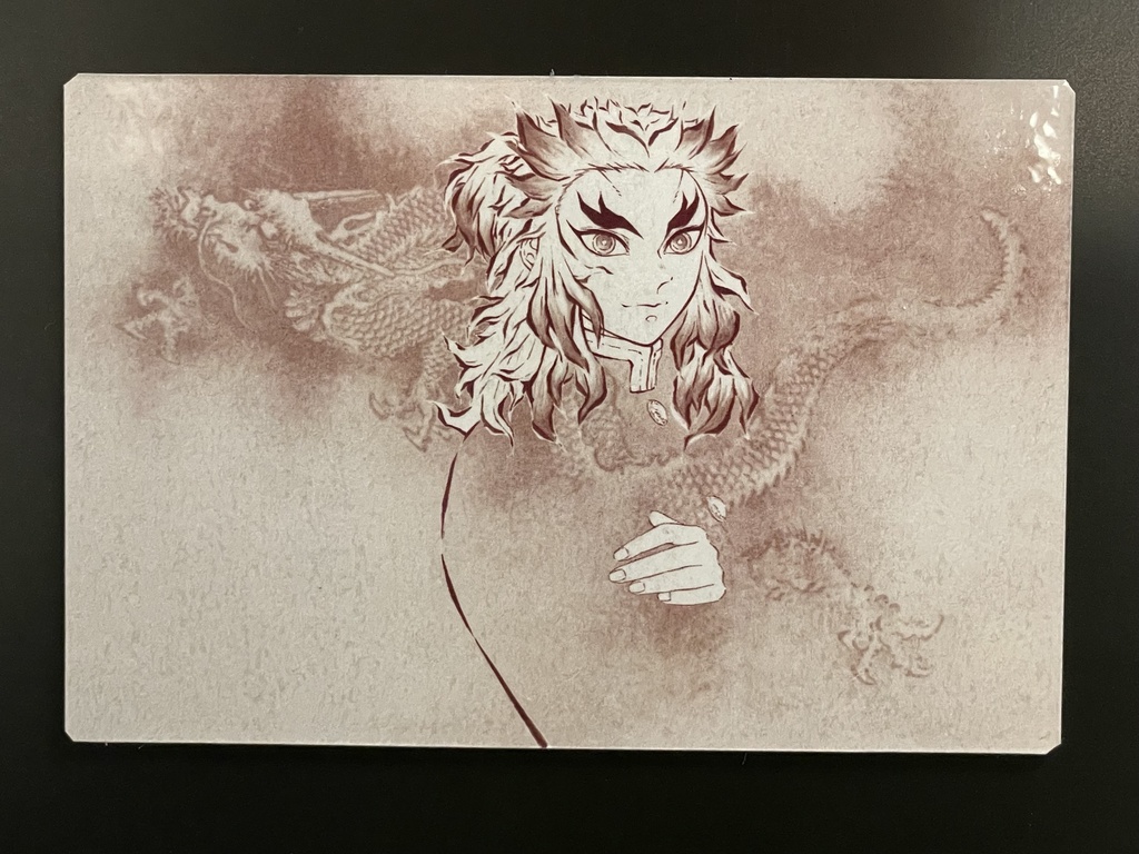 煉獄杏寿郎（辰）マグネット＆ステッカーセット＊鬼滅の刃イラスト