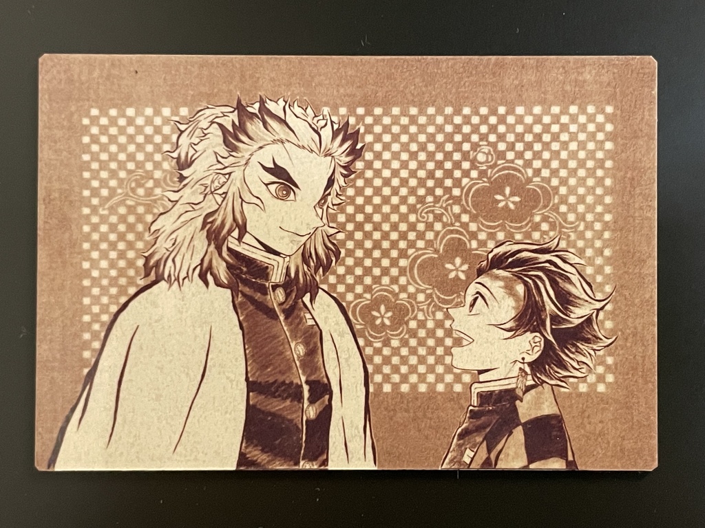 杏寿郎と炭治郎（マグネット＆ステッカーセット）＊鬼滅の刃イラスト