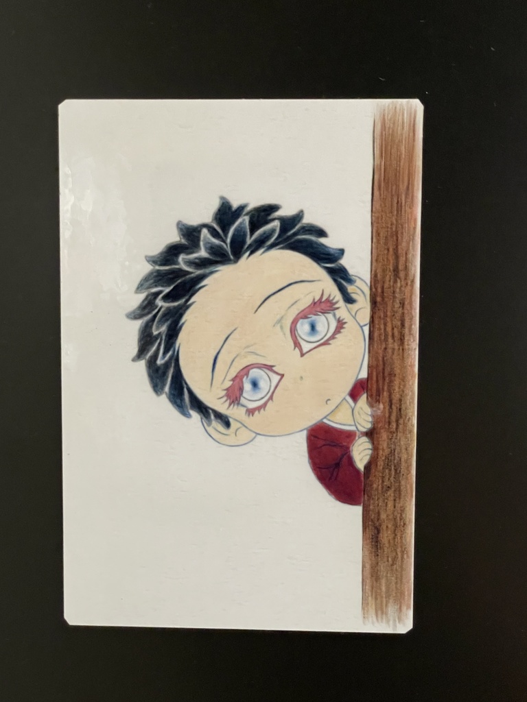 ひょこっと狛治（マグネット＆ステッカーセット）＊鬼滅の刃イラスト