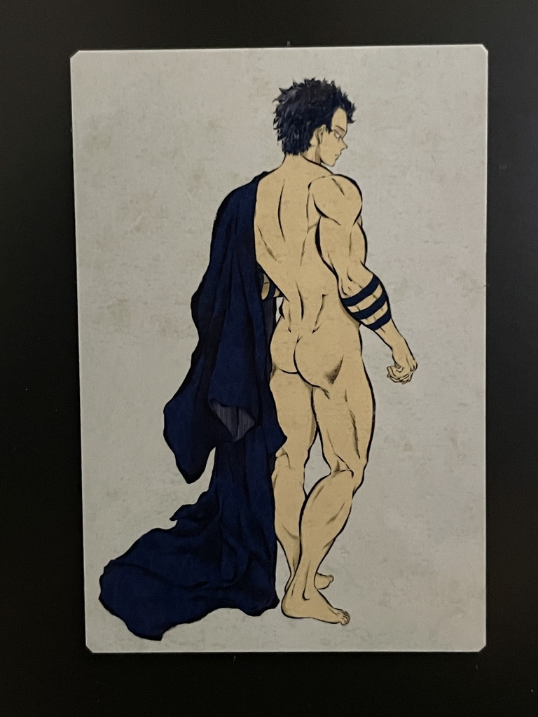 狛治の背中（浴衣あり）マグネット＆ステッカーセット＊鬼滅の刃イラスト