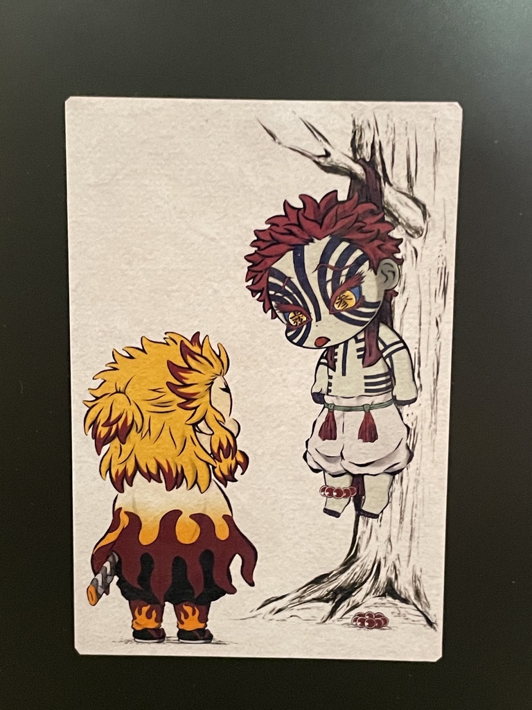 君はなにをしている？（ステッカー＆マグネット）＊鬼滅の刃イラスト