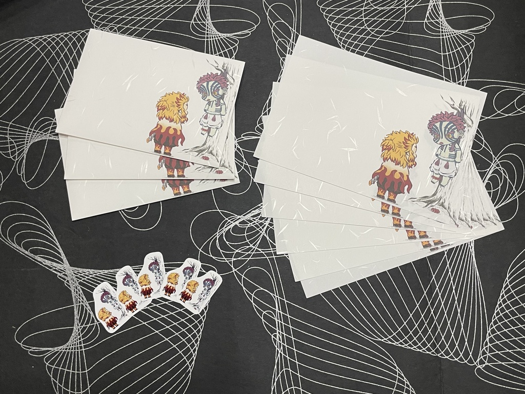 君はなにをしている？（レターセット）＊鬼滅の刃イラスト