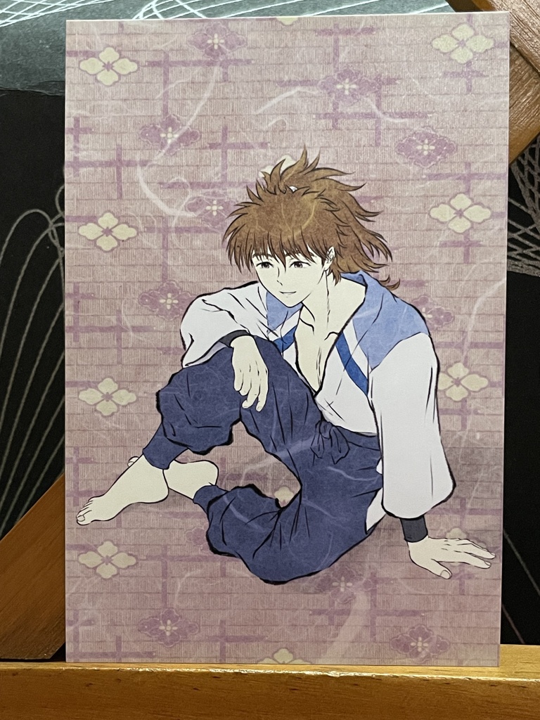 土井半助＊忍たま乱太郎イラスト（ハガキサイズ＆A4サイズ）