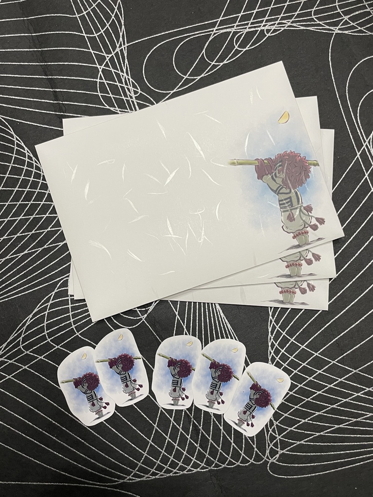 洗濯日和（レターセット）＊鬼滅の刃イラスト