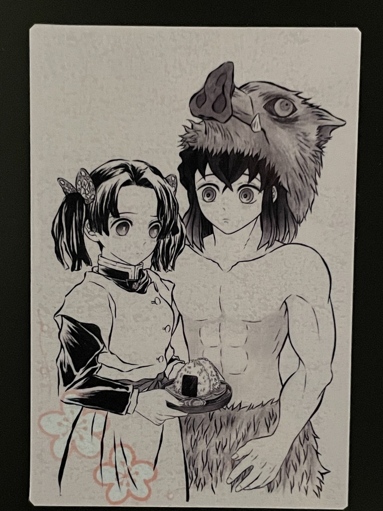 伊之助とアオイ（マグネット＆ステッカーセット）＊鬼滅の刃イラスト