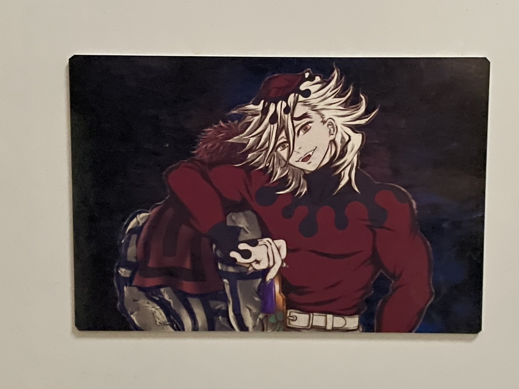 猗窩座と童磨（マグネット＆ステッカーセット）＊鬼滅の刃イラスト