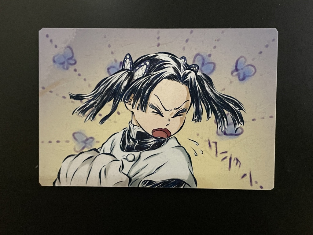 神崎アオイ（くしゃみ）マグネット＆ステッカーセット＊鬼滅の刃イラスト