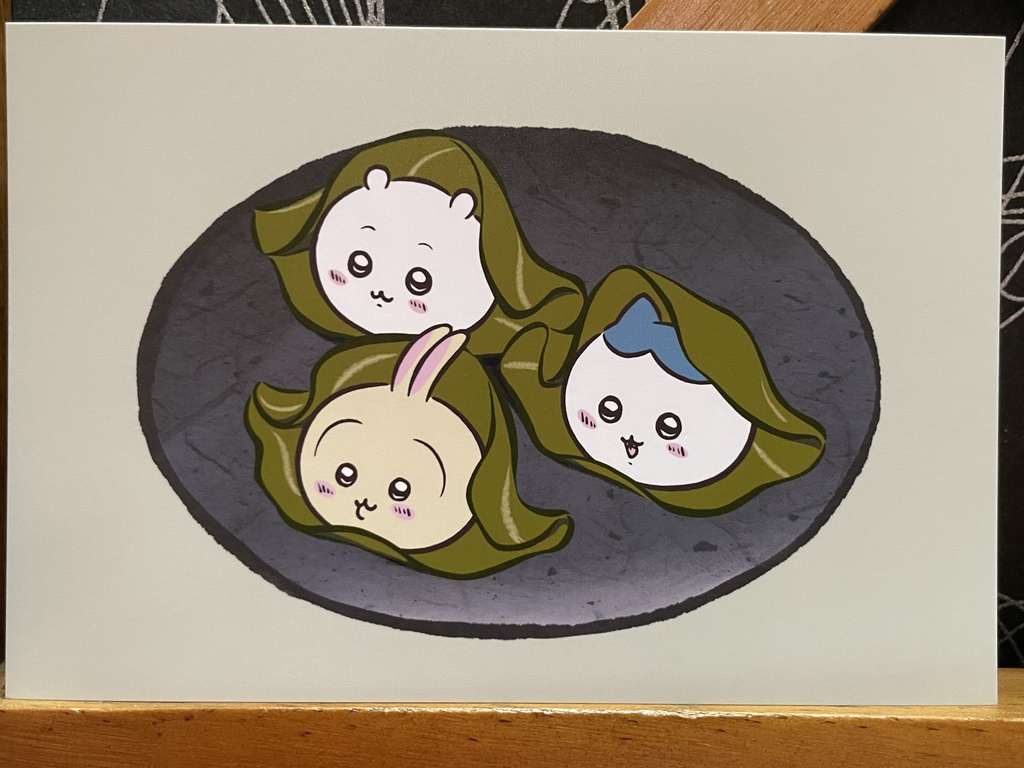 ちいかわ（三喜羅B）＊ちいかわイラスト（ハガキサイズ＆A4サイズ）