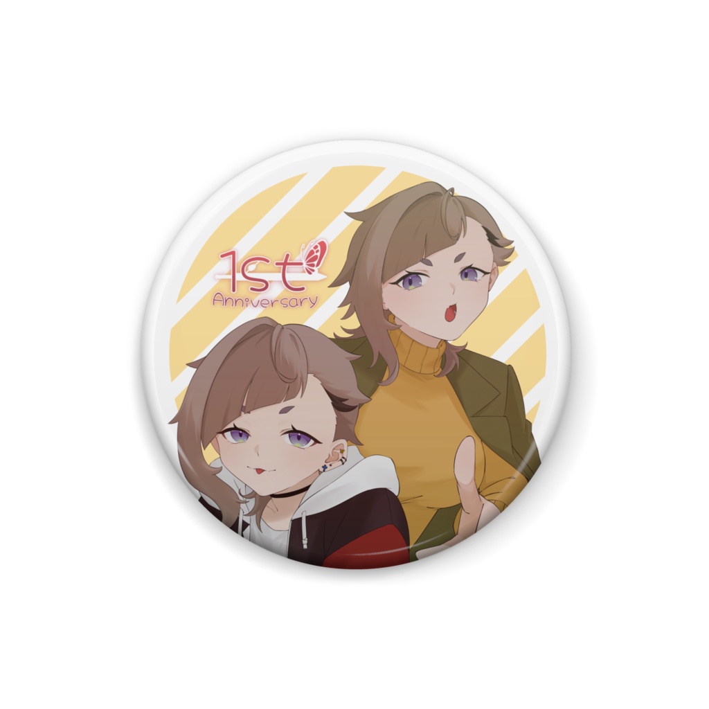 アルヴァンブラッドハート/缶バッジver.1stAnniversary