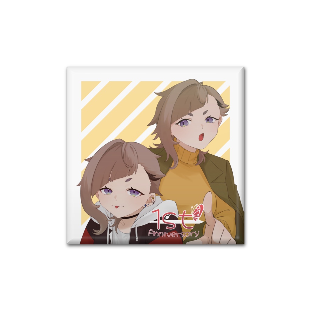 アルヴァンブラッドハート/缶バッジver.1stAnniversary