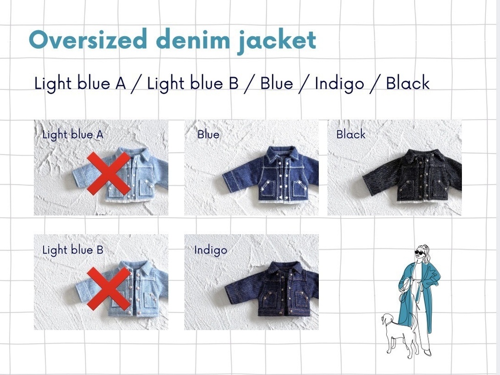 Oversized denim jacket