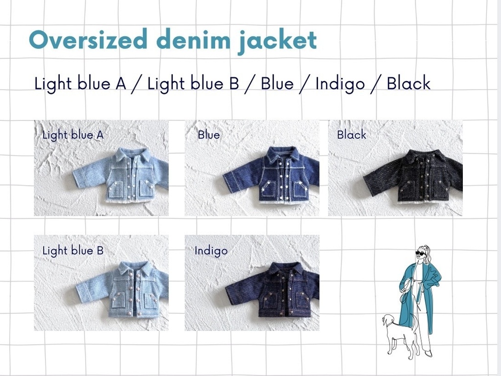 Oversized denim jacket