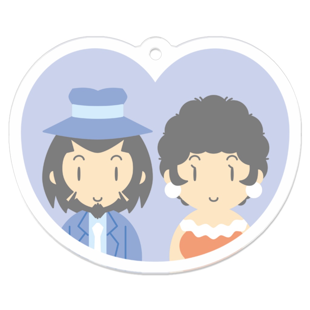 アクリルキーホルダー　次元＆レッディ