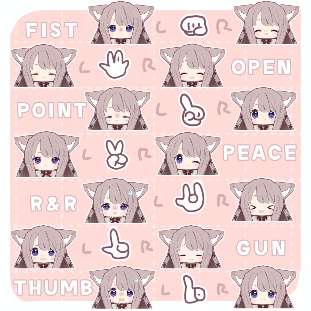 オリジナル3Dモデル「ちょこねこシュシュ」