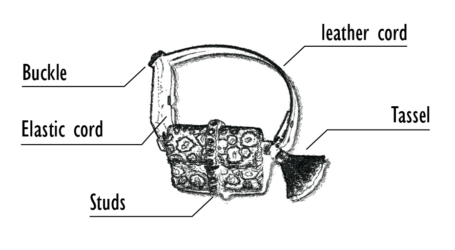 スタッズボディバッグ(クリスマスver)(送料込み)