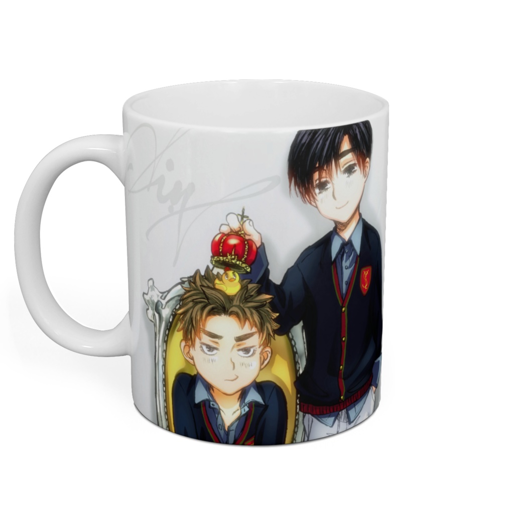 「おすまし兄弟コーデ」マグカップ