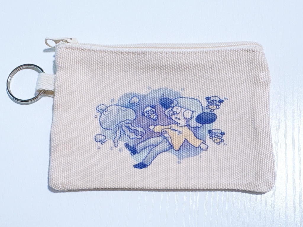 コインケース ニョンとくらげ 【ranfren非公式】