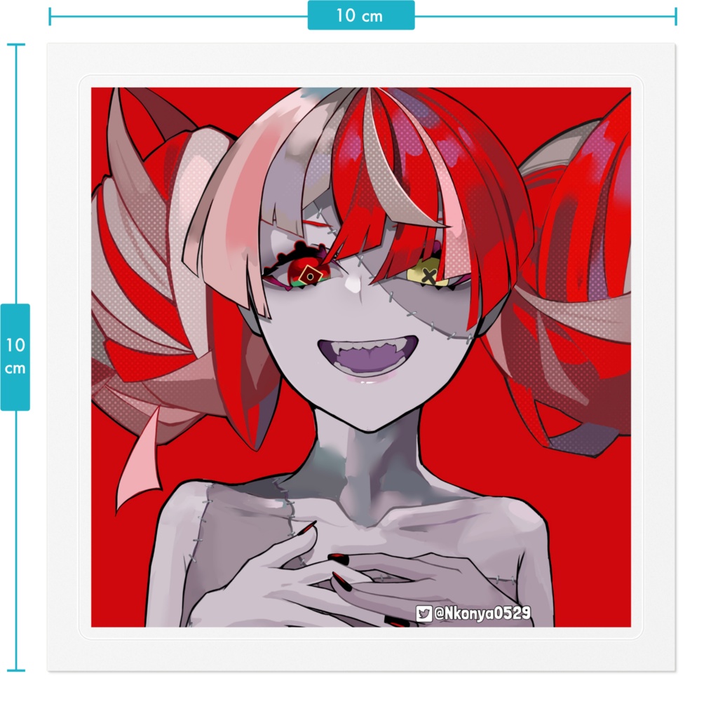 【Unofficial/非公式】Kureiji Ollie/クレイジーオリー Sticker/ステッカー